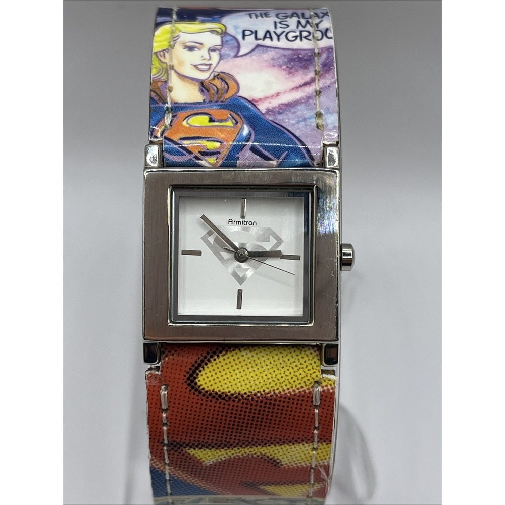 Armitron Superwoman Quartz Watch DC Comics- New Battery